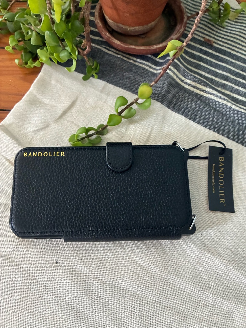 NWT Bandolier Genuine Leather IPhone 11 Case